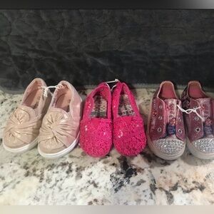 Adorable pink Girl sneakers shoes lot